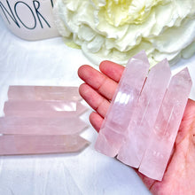 Load image into Gallery viewer, Rose Quartz Tower