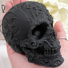 Load image into Gallery viewer, Obsidian Sugar Skull