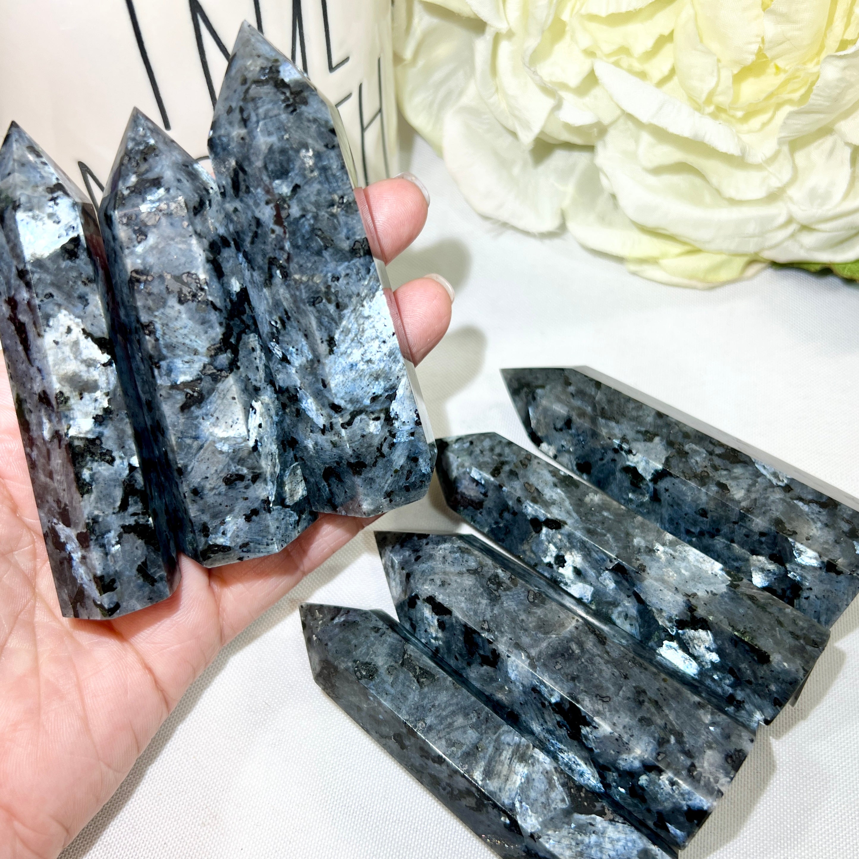 497G Larvikite Crystal Mjölnir