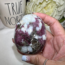 Load image into Gallery viewer, Rubellite with Smokey Quartz Palm Stone