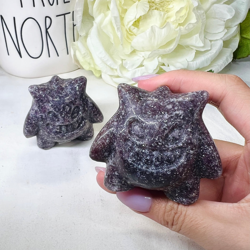 Lepidolite Gengar