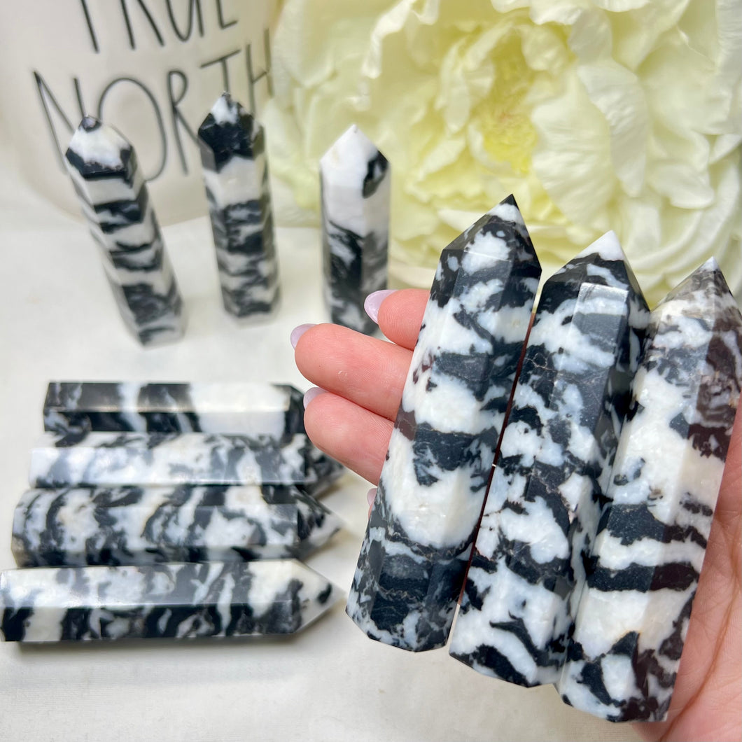 Black Zebra Jasper Towers