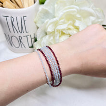Load image into Gallery viewer, Garnet Faceted Necklace
