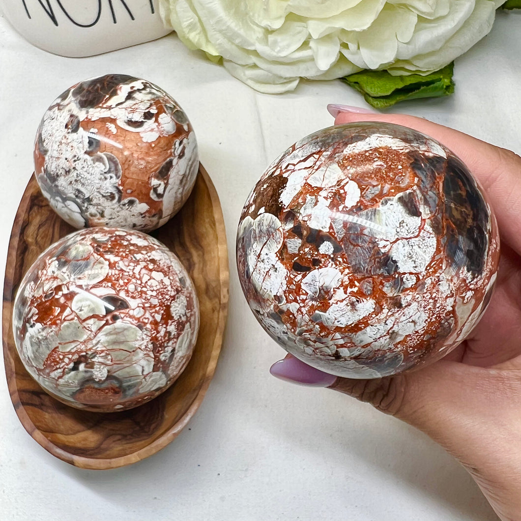 Money Agate Sphere