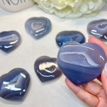 Load image into Gallery viewer, Druzy Agate Hearts
