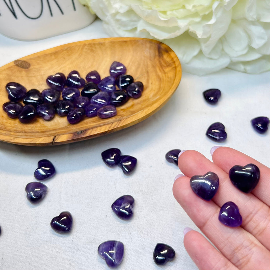 Amethyst Mini Heart