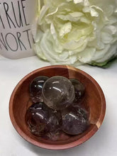 Load and play video in Gallery viewer, Smoky Quartz with Rainbow Small Sphere
