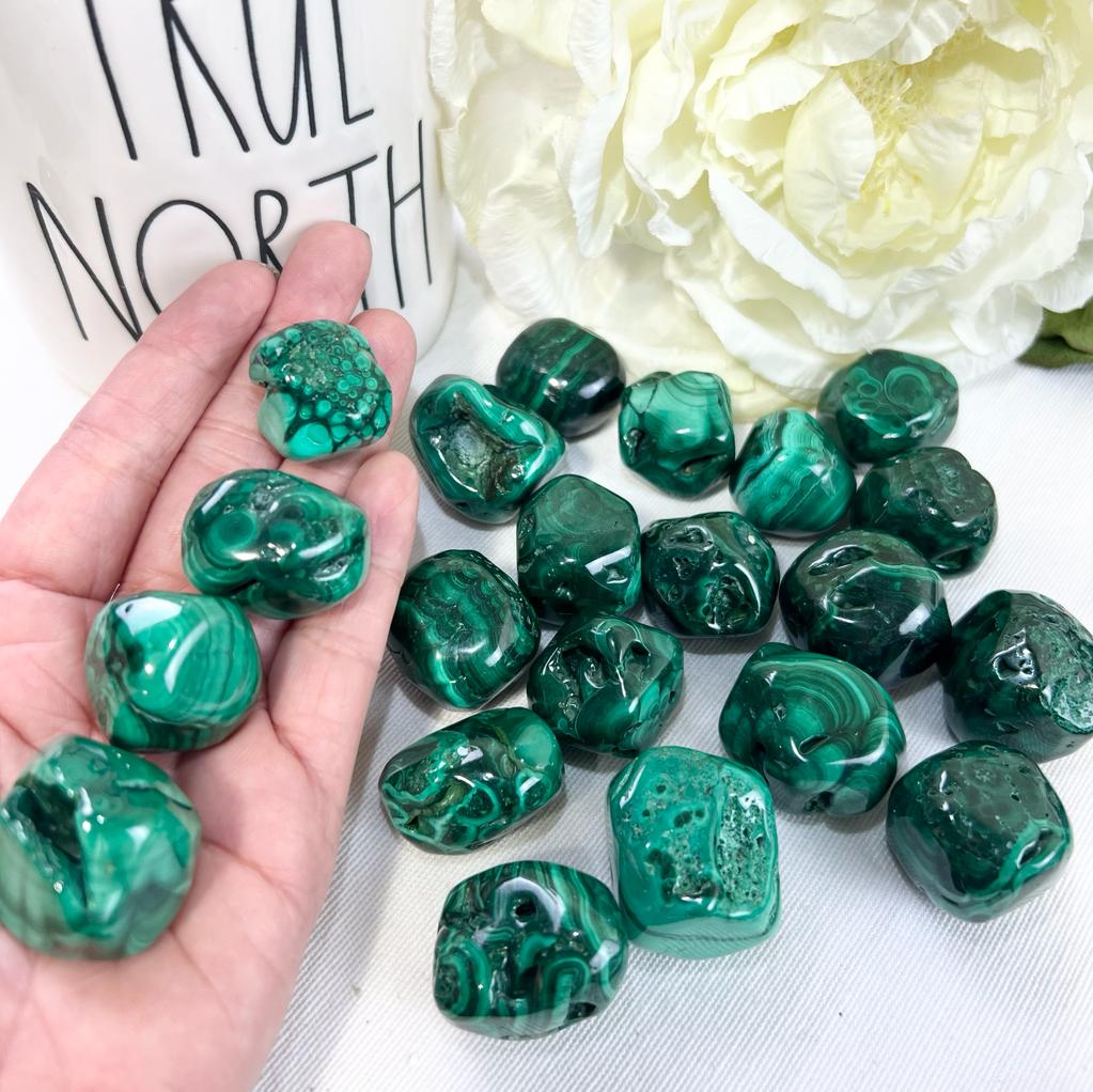 Malachite Tumble Stone